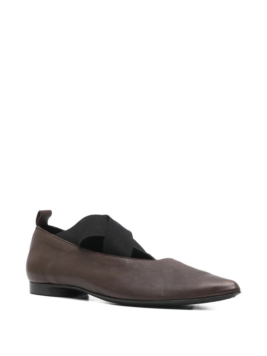 criss-cross leather pumps 4