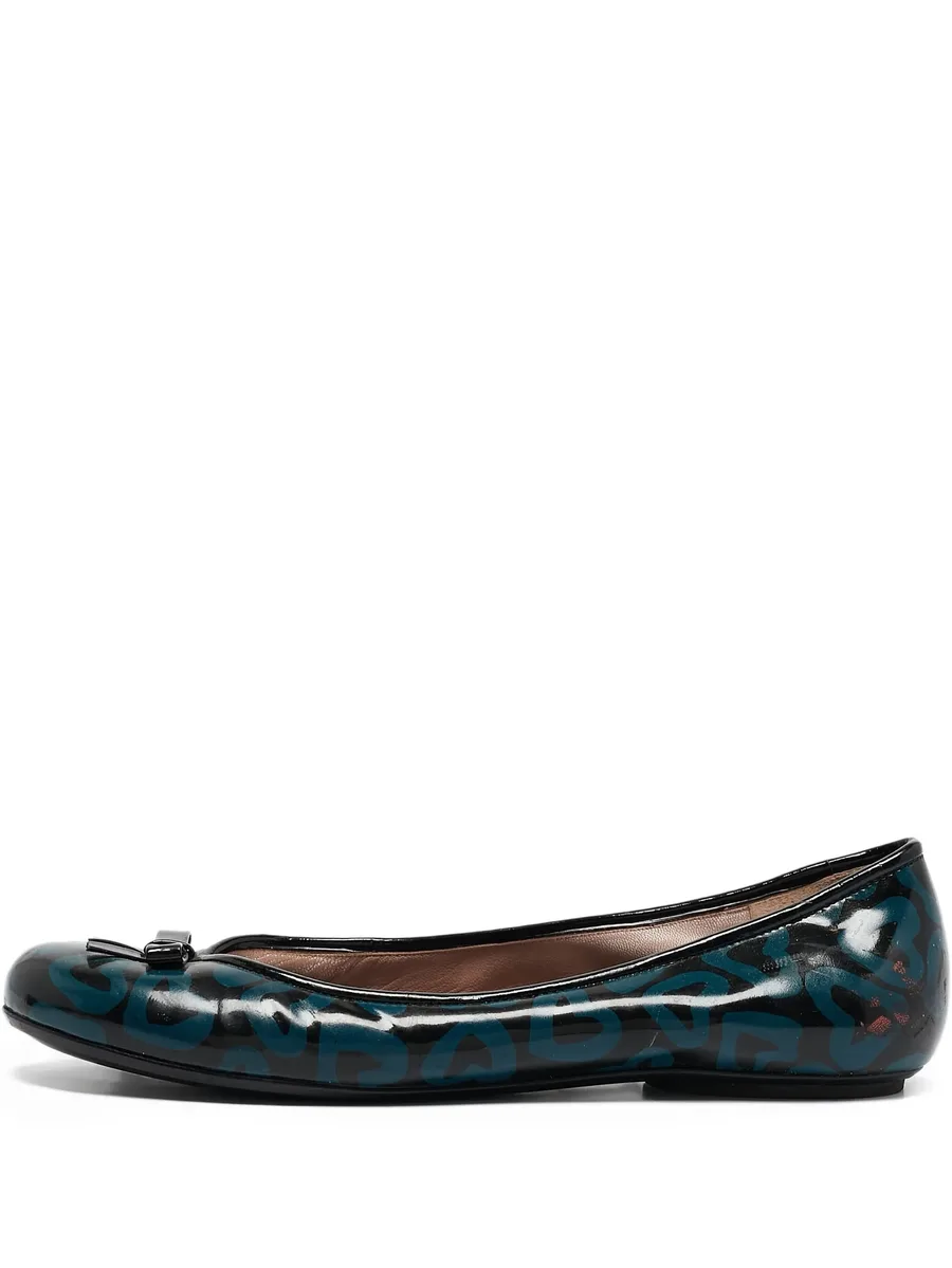 heart-print ballet flats 1