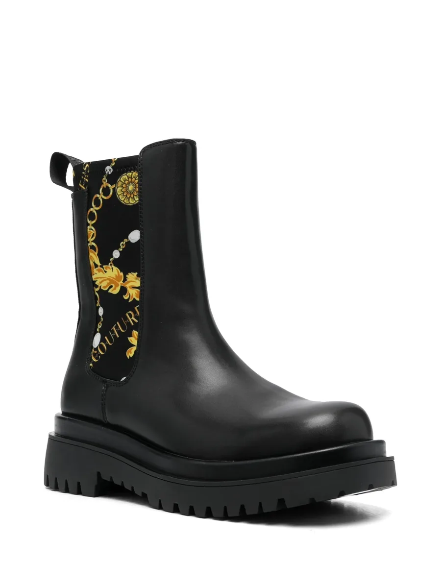 Baroque-print ankle boots 3