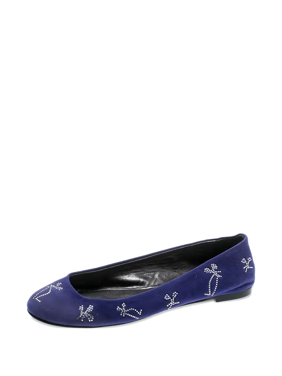 crystal-embellished ballet flats 3