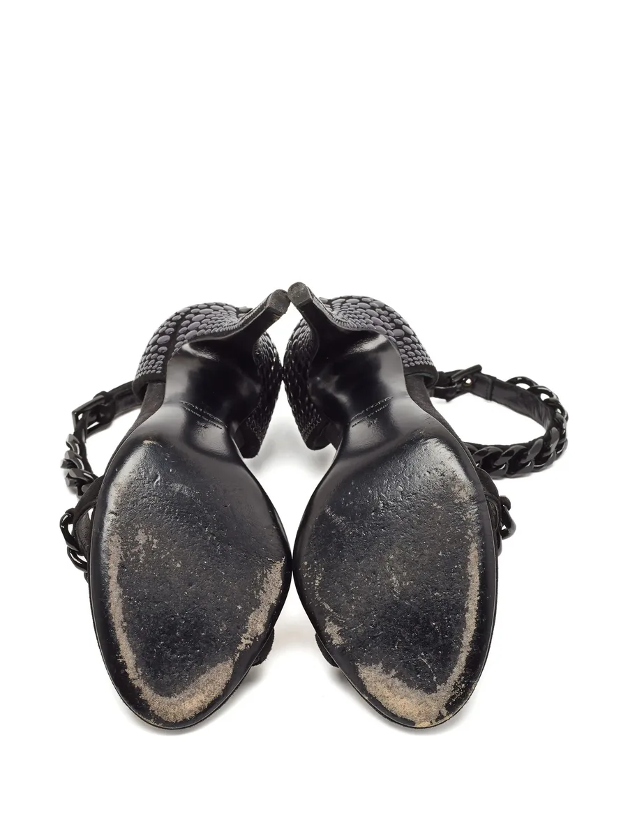 110mm chain embellishment sandals 6