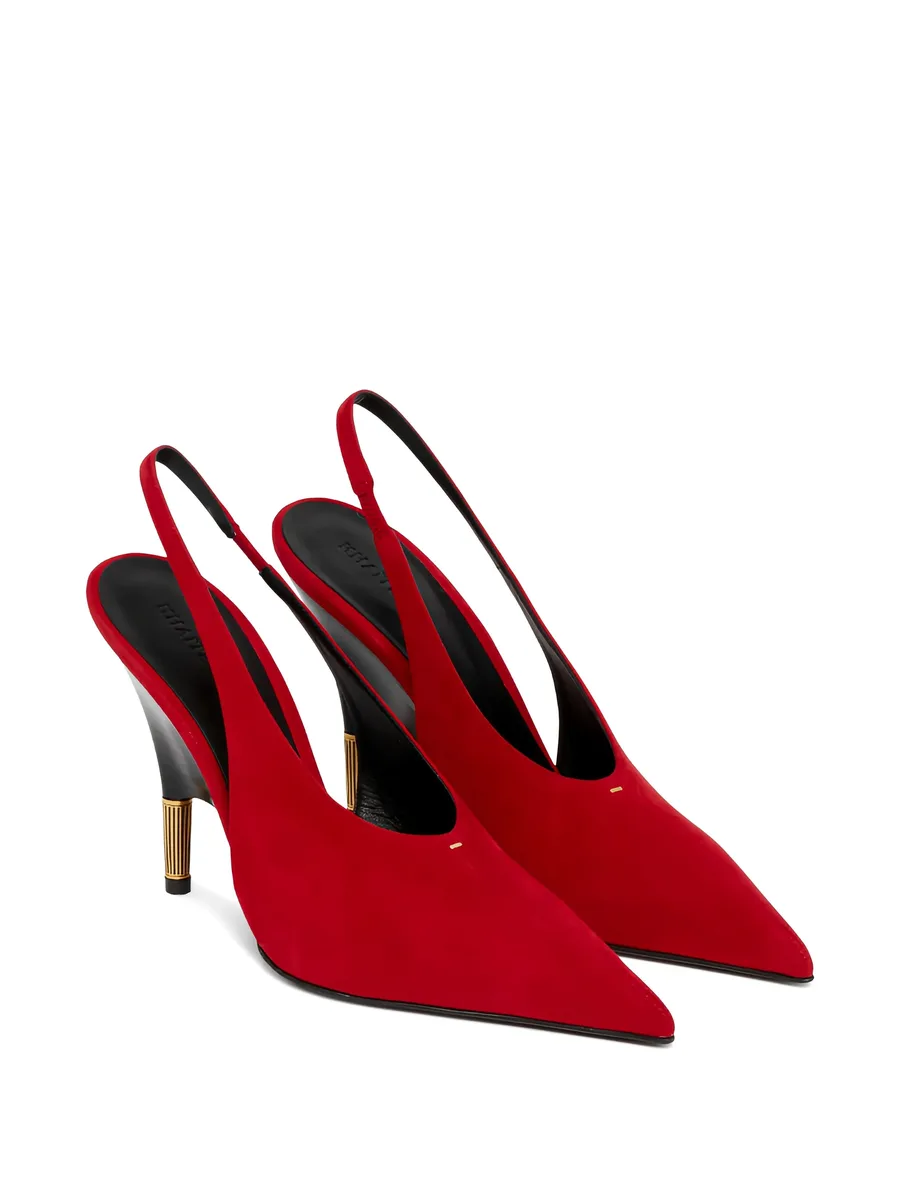 Bella pointed-toe slingback pumps 3