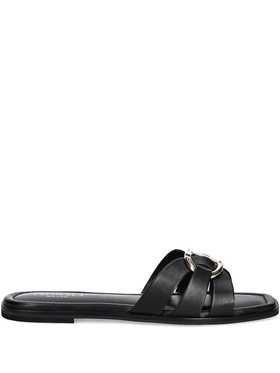 crossover flat sandals 2
