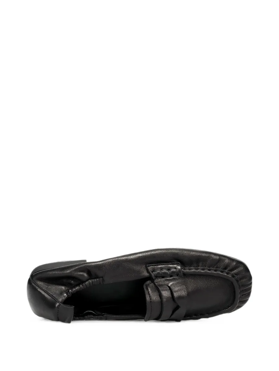 leather mask loafers 7
