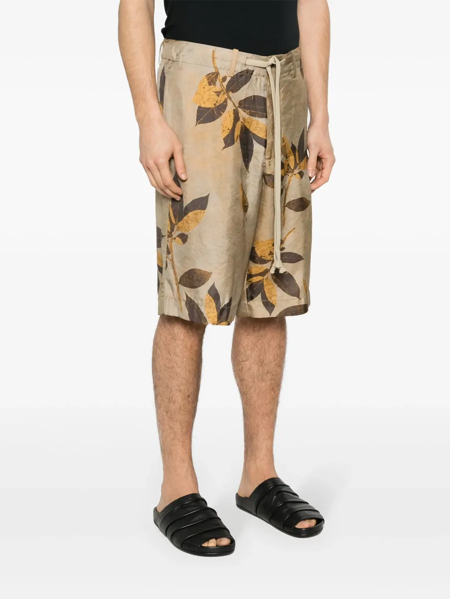 branches-print shorts 5