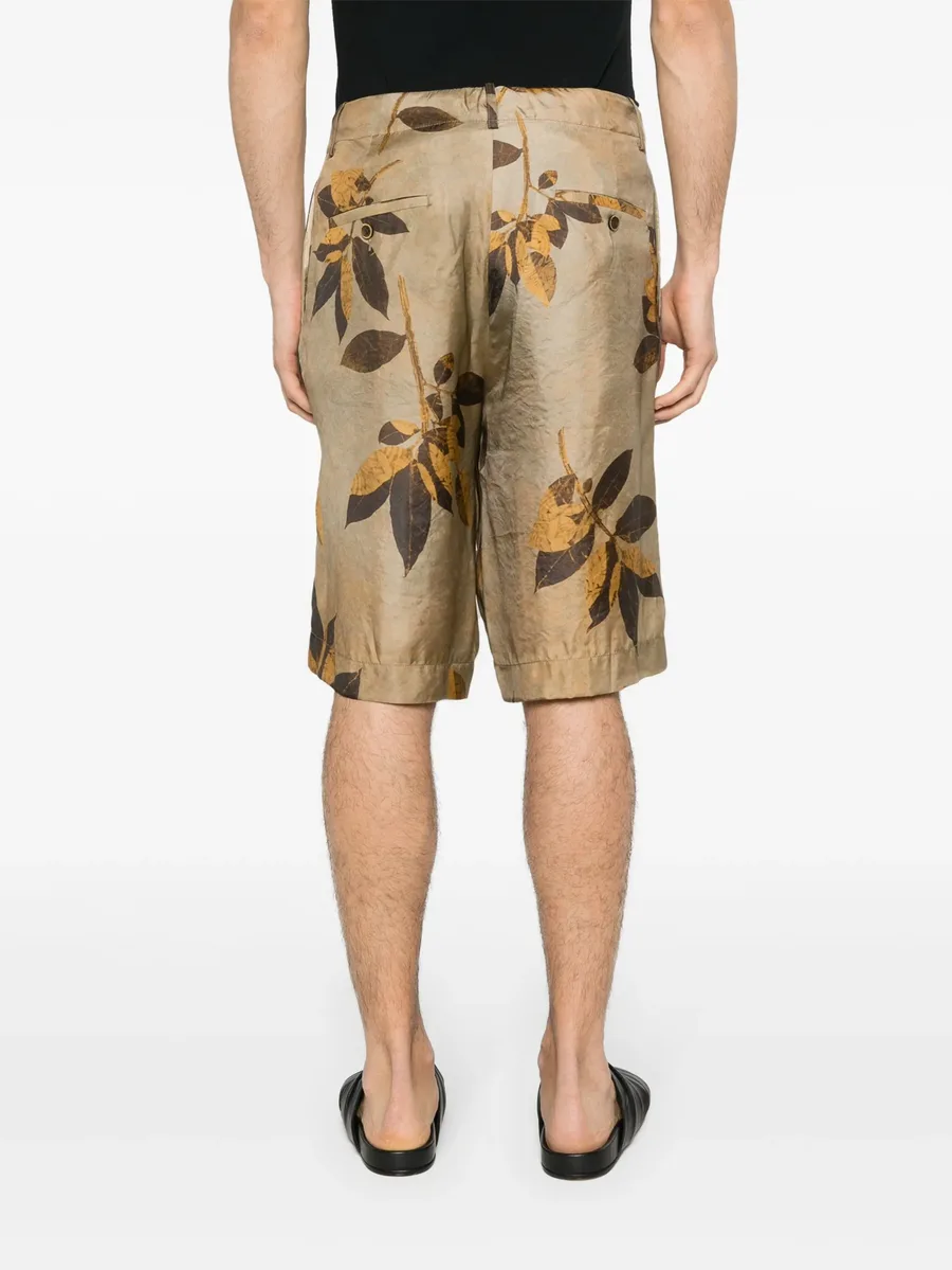 branches-print shorts 8