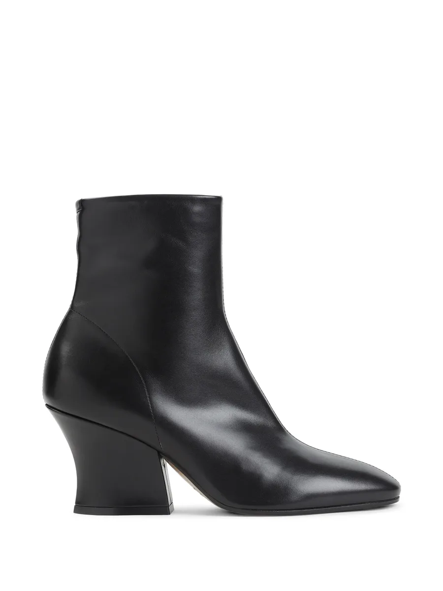 block-heel leather ankle boots 2