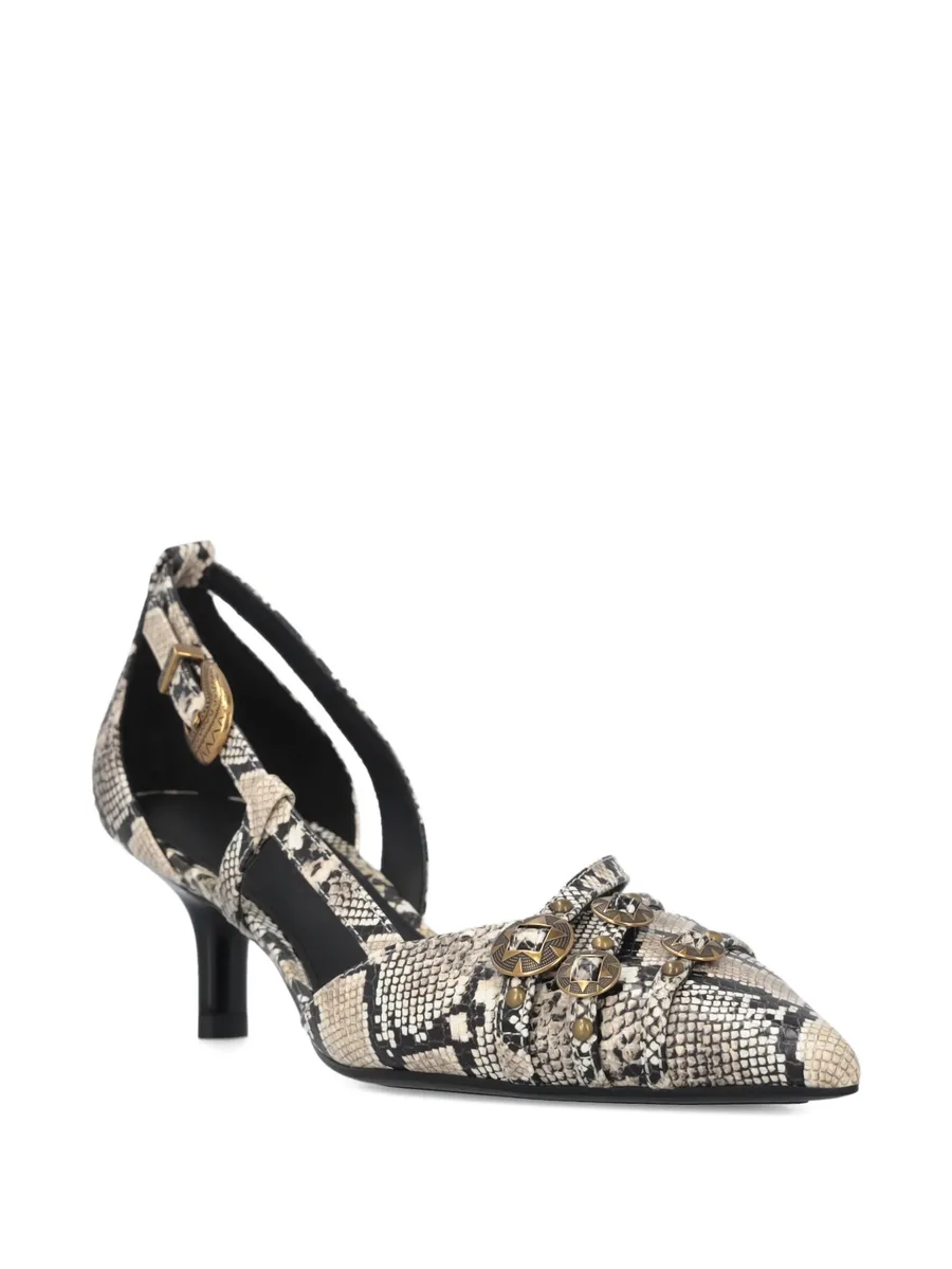 snakeskin-effect pumps 4