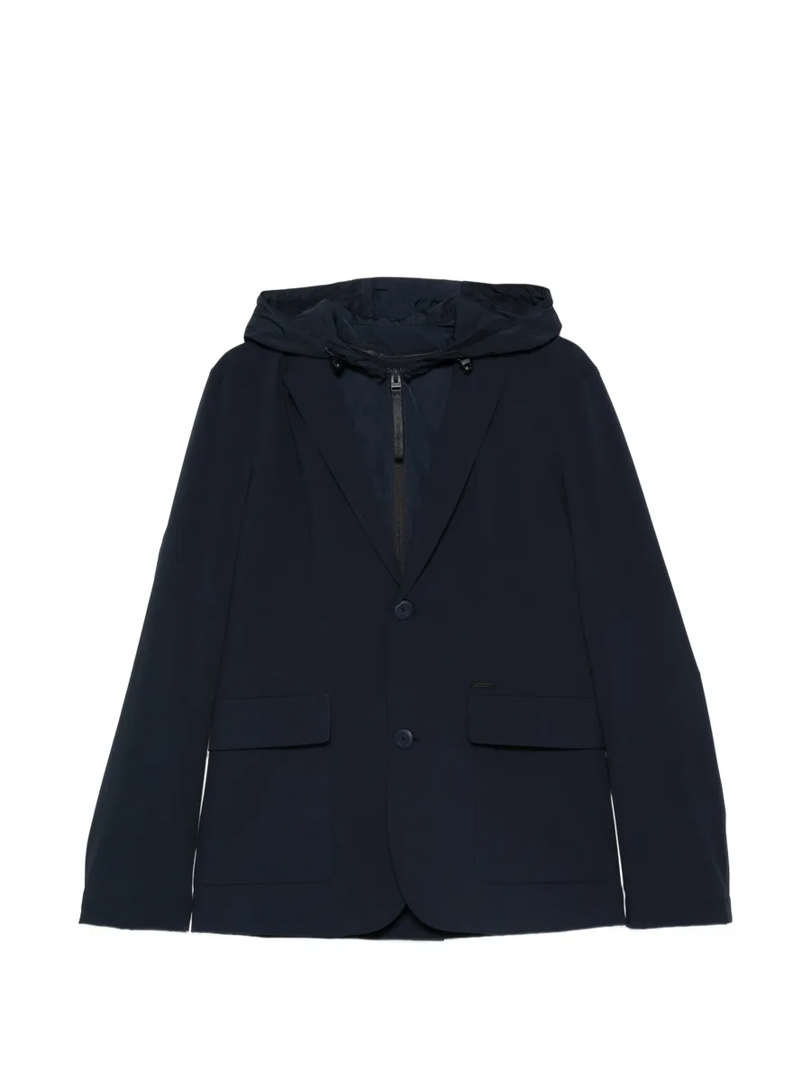 hooded pocket blazer 1