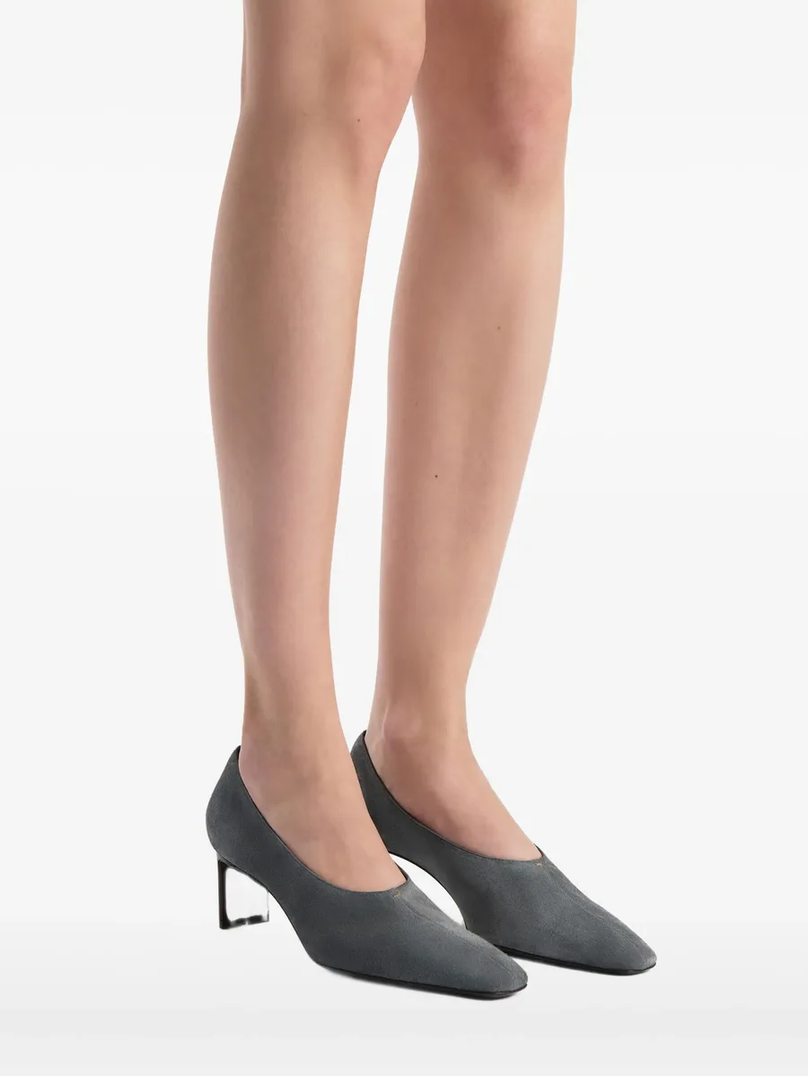50mm  Cecilia square-pointed toe pumps 9
