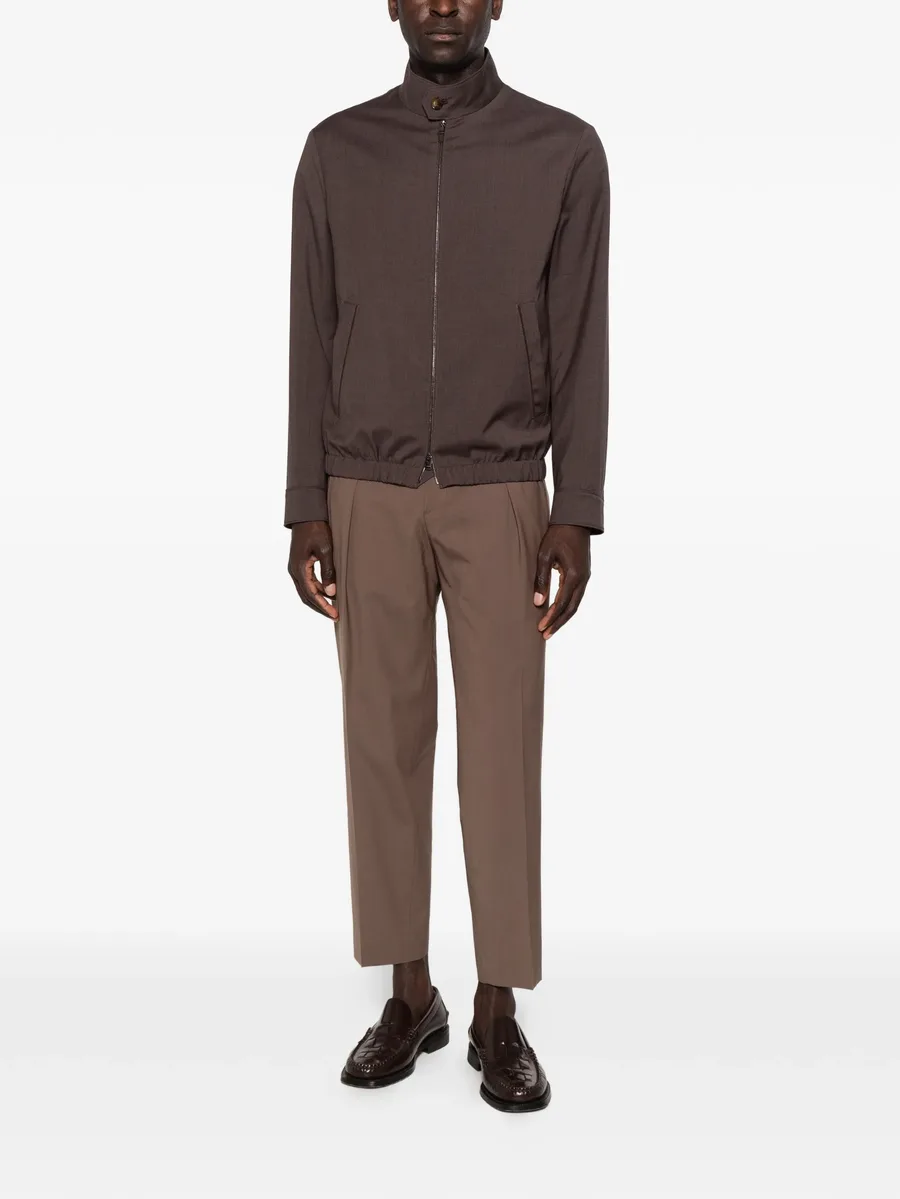 zip-fastening long-sleeve  jacket 4