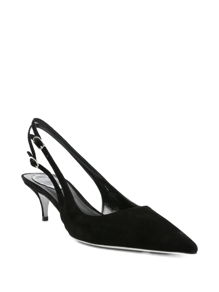 60mm slingback pointed-toe heeled pumps 3