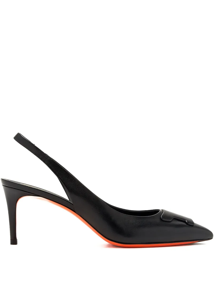 65mm slingback leather pumps 1
