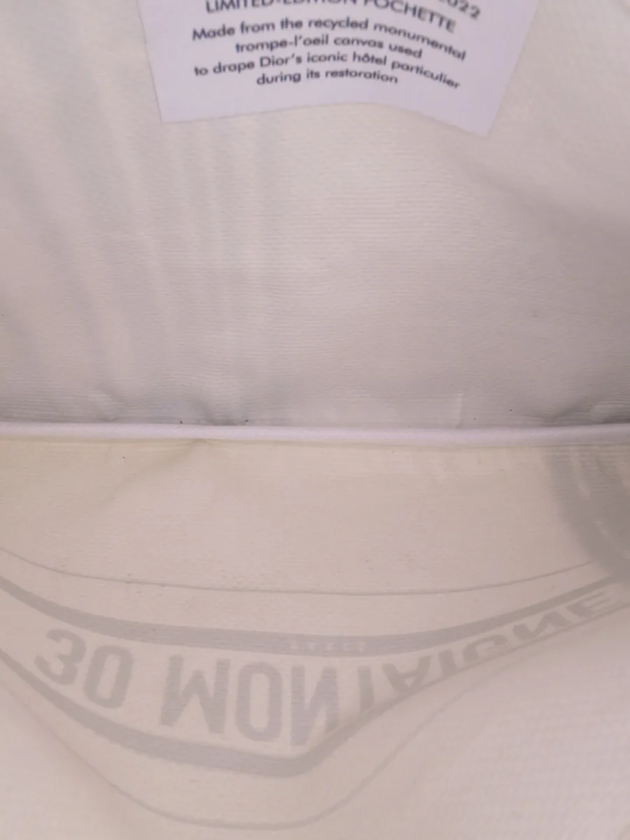 клатч Limited Edition Bilum Trompe Loeil Canvas 30 Montaigne Pochette (2022 год) 7