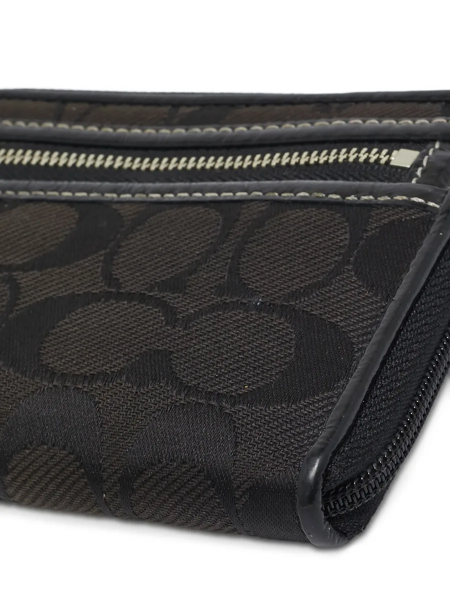 logo-printed zip-around wallet 7