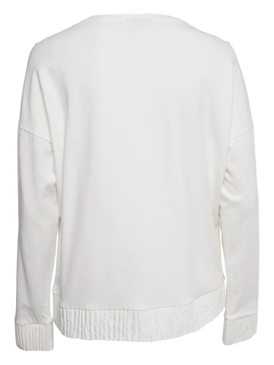 logo-embossed sweatshirt 3