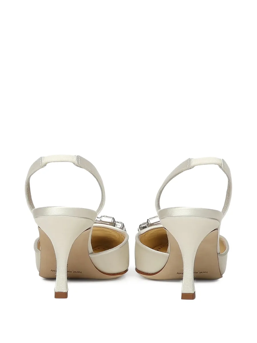 Mayjousli buckle-embellished slingback pumps 6