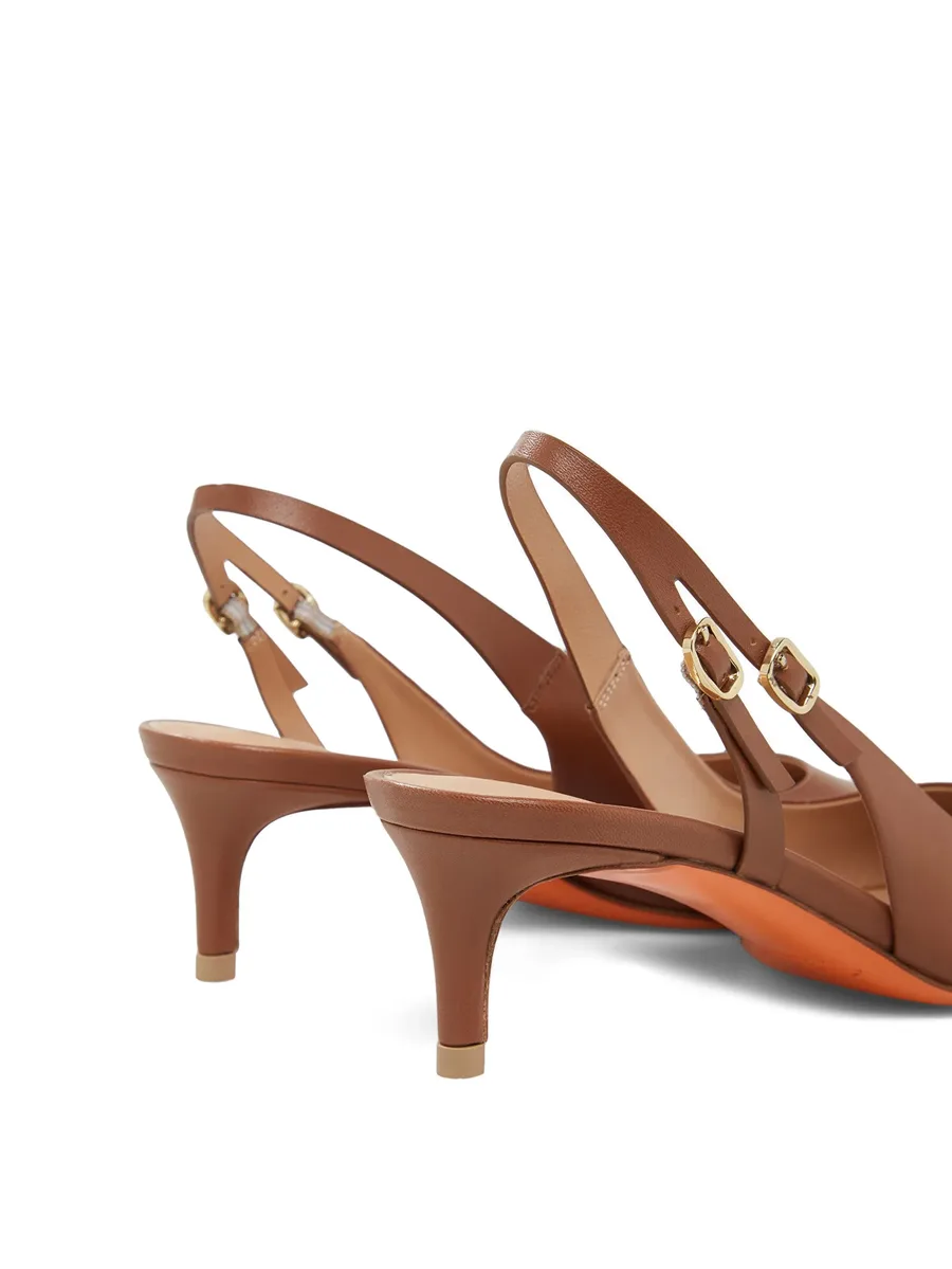 Audrey pointed-toe slingback pumps 10