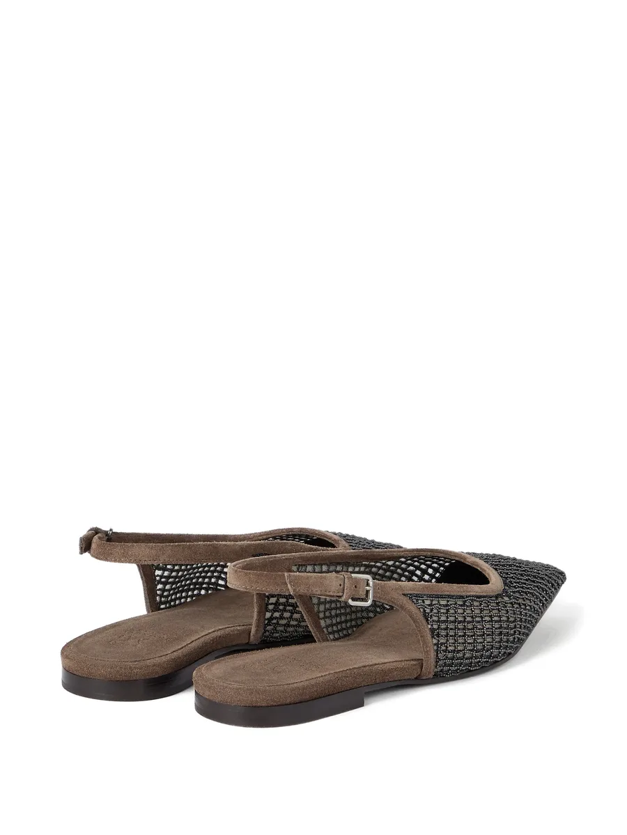 net-embroidery slingback flats 6