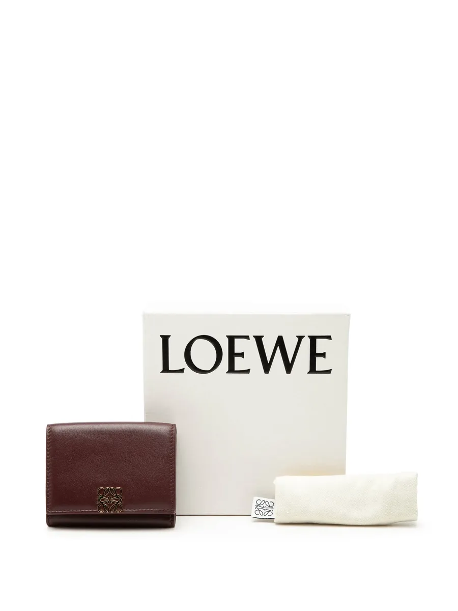 2024 Leather Anagram Trifold Wallet small wallets 11