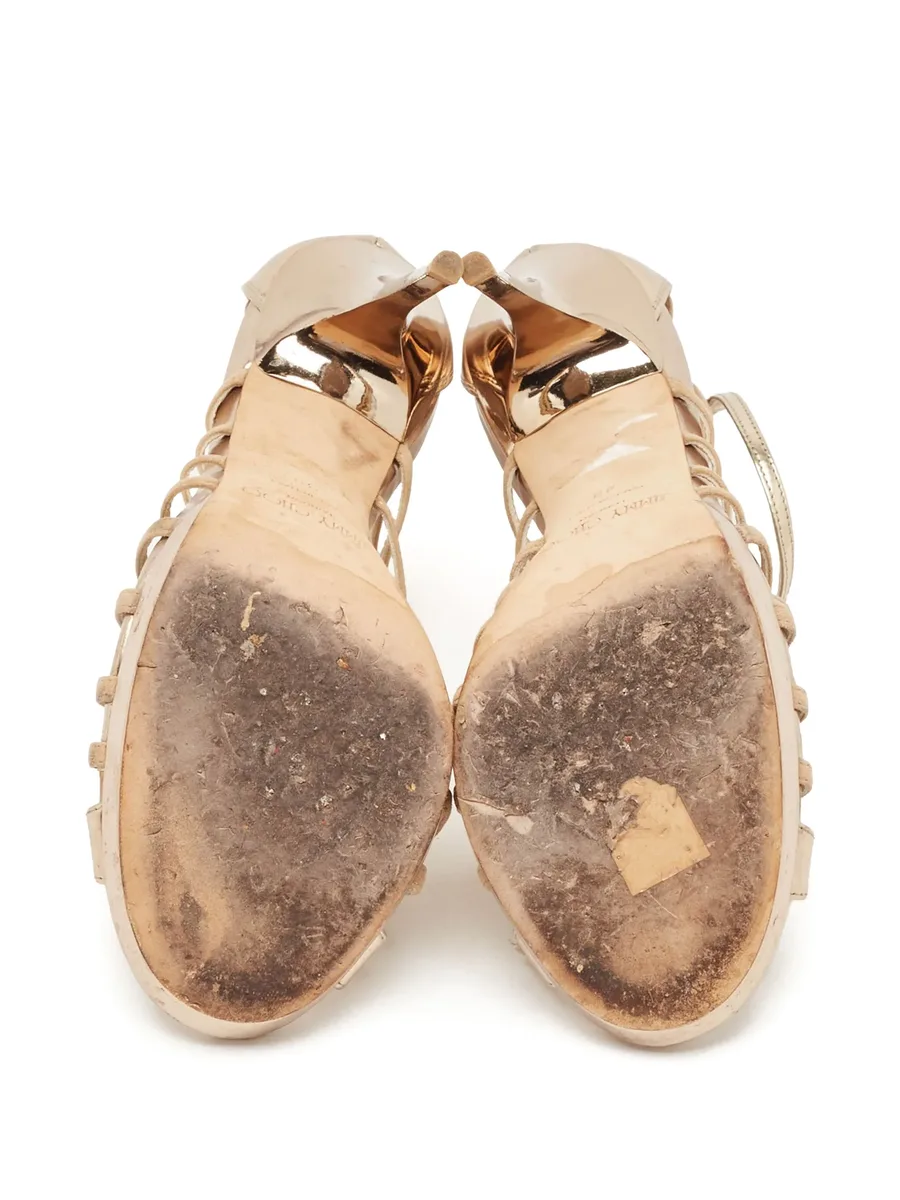 105mm leather sandals 9
