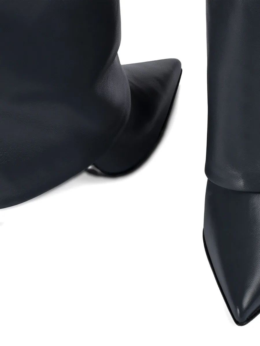 110mm Andy leather cuffed boots 7