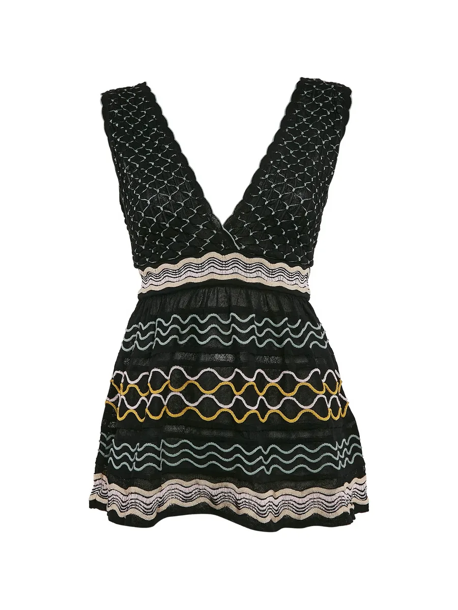 knit sleeveless top 1