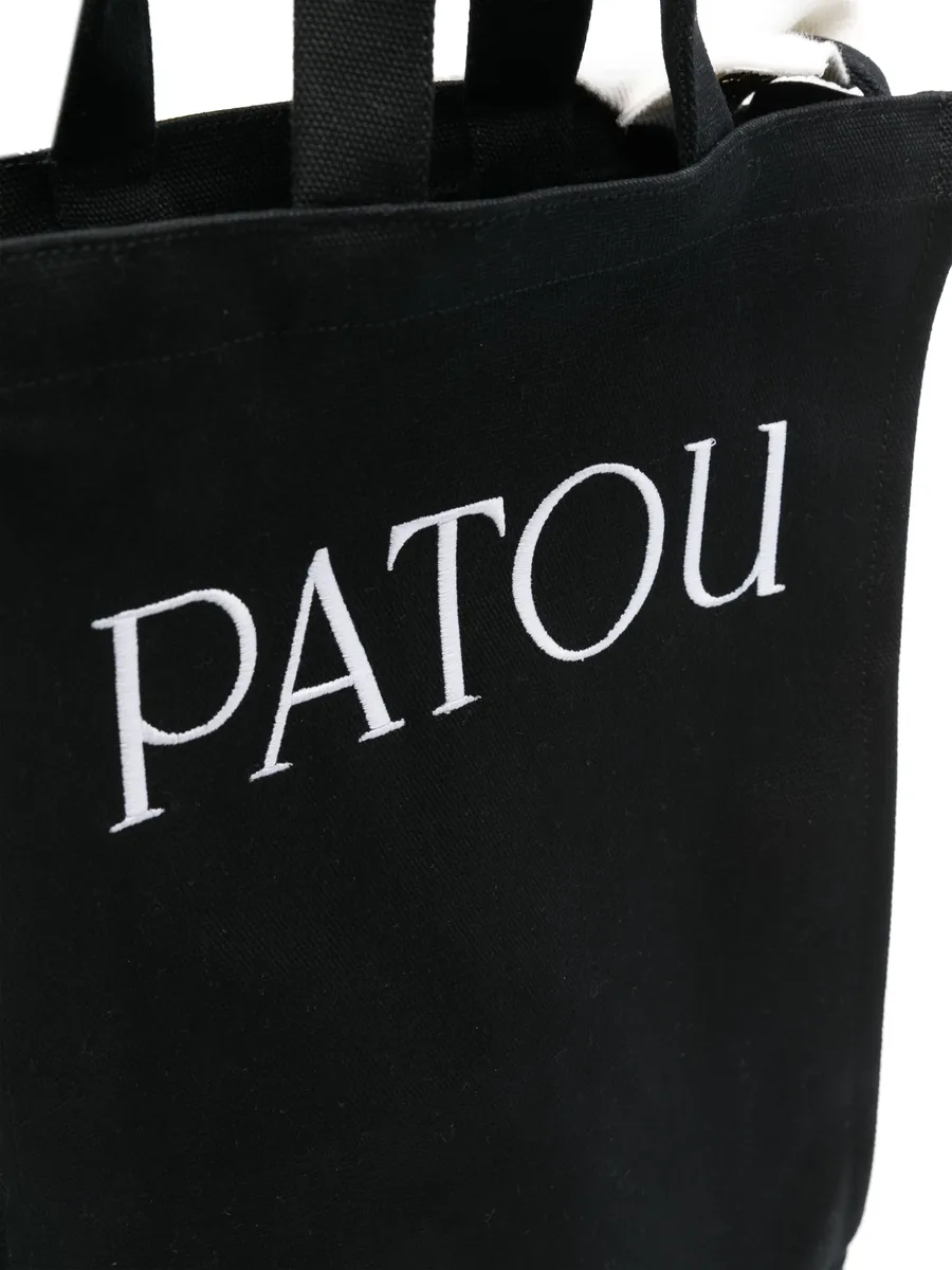 logo-embroidered tote bag 8