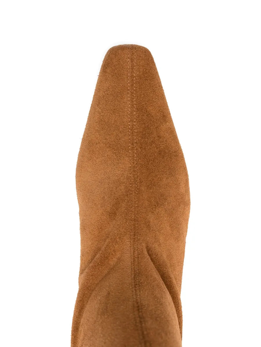 60mm Wally suede leather pointed-toe boots 8