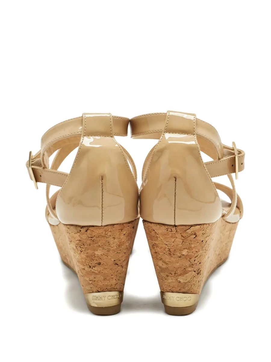 Portia cross-strap wedge-heel espadrilles 9