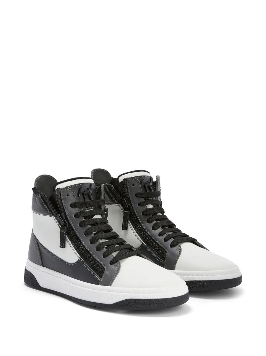 GZ94 leather high-top sneakers 3