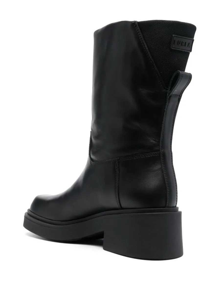 Attitude leather mid-calf boots 6