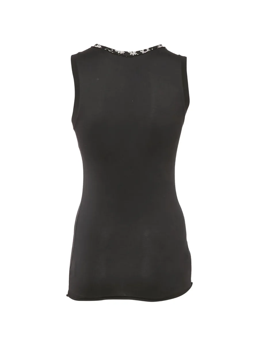 floral-trim jersey top 3