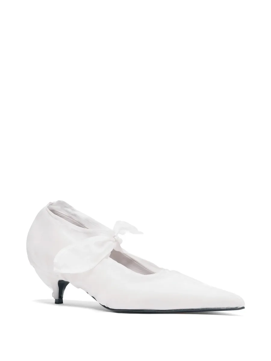 Slash organza pumps 3