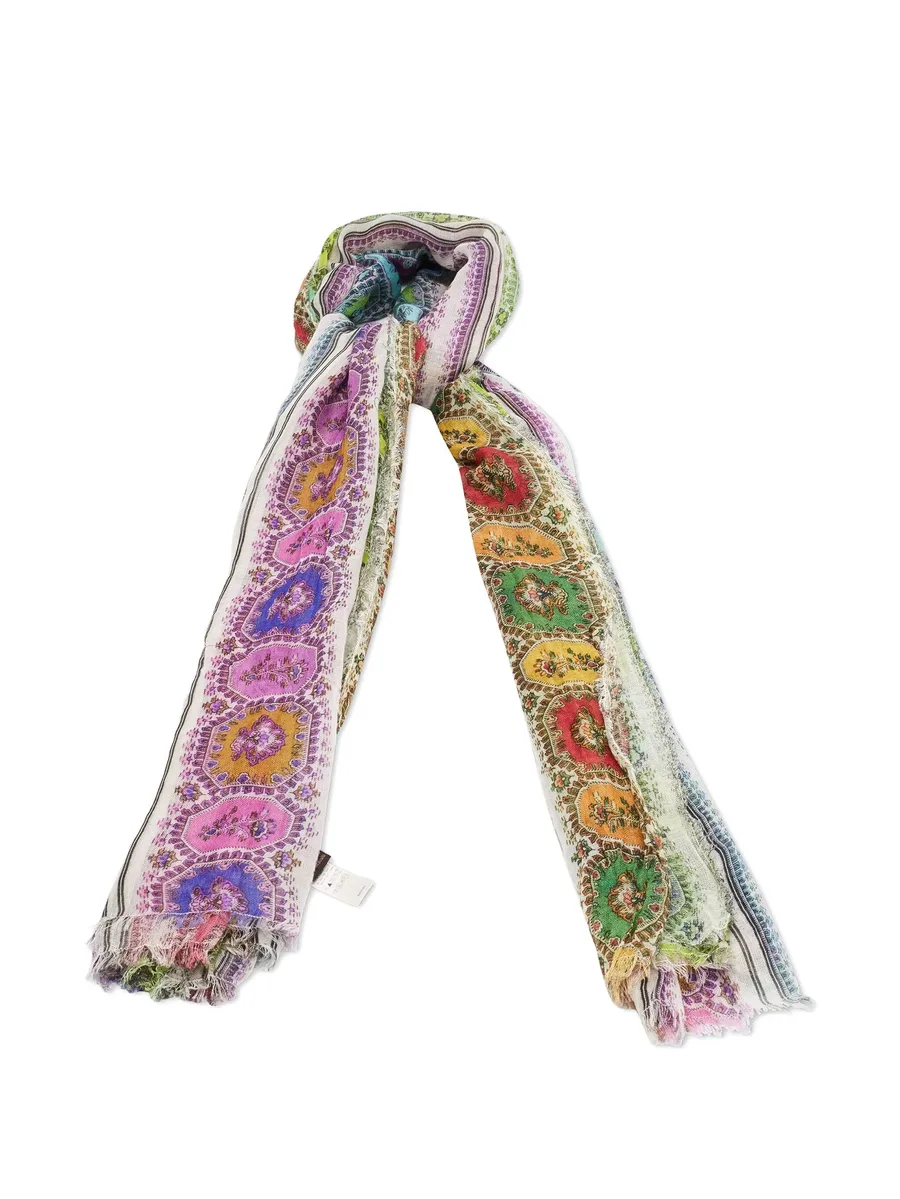 paisley fringed scarf 3