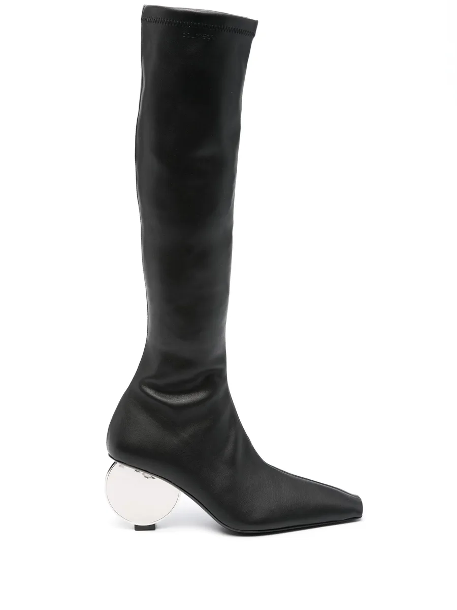 Circle 90mm faux-leather knee-high boots 2