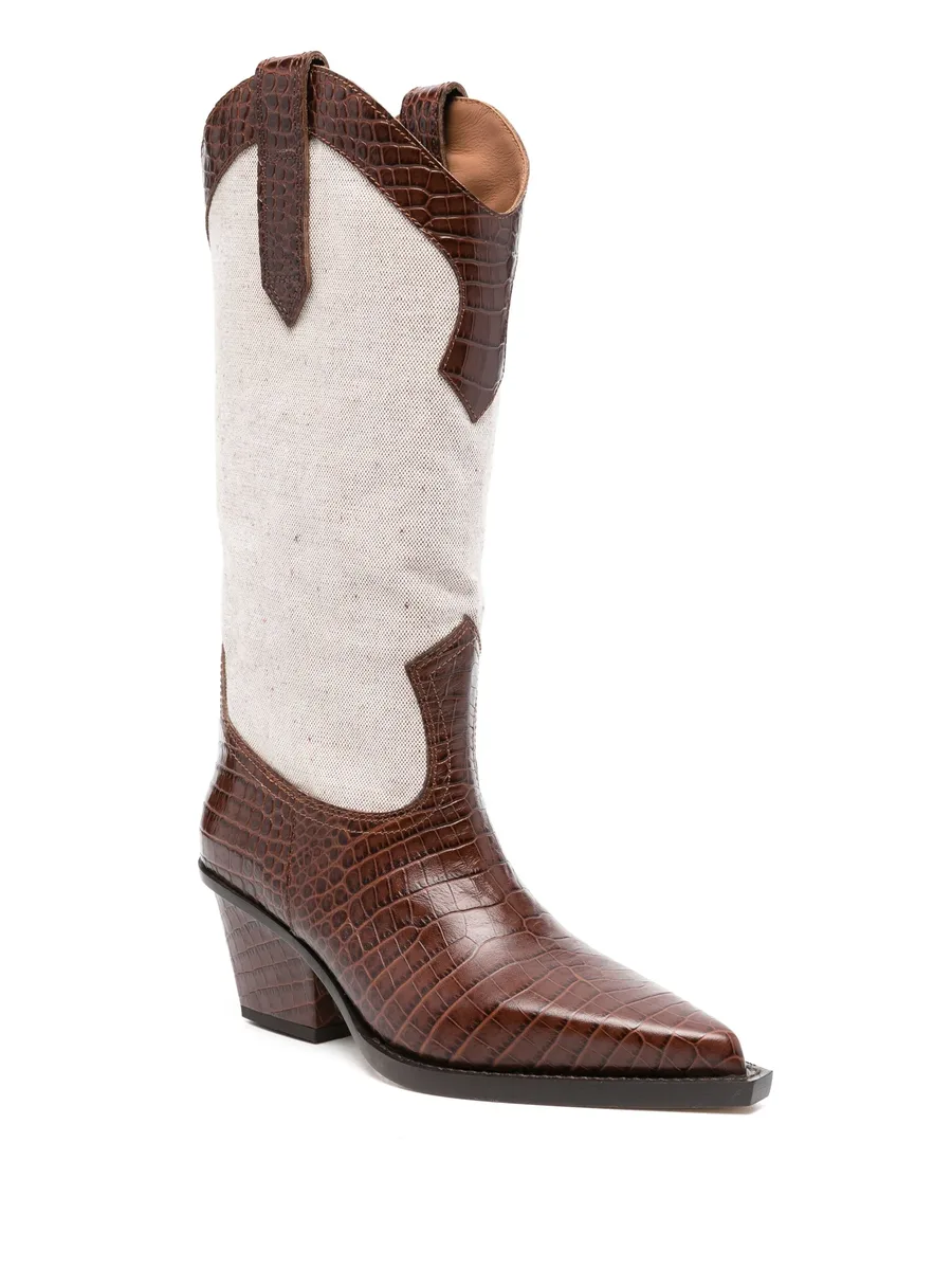 Rosario 60mm two-tone boots 3