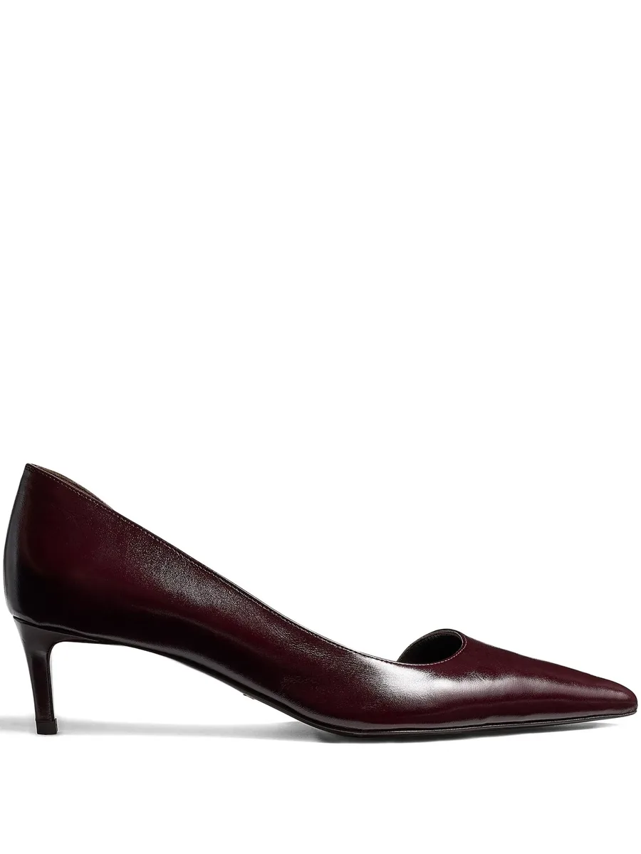 pointed toe kitten heel pumps 1