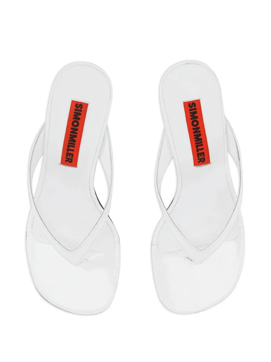 57mm Beep Thong leather heeled sandals 3