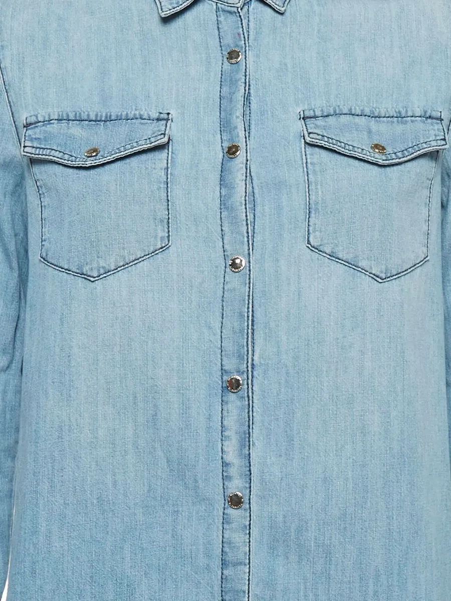 2024 pocket denim shirt 3