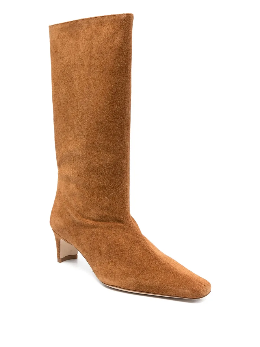 60mm Wally suede leather pointed-toe boots 4