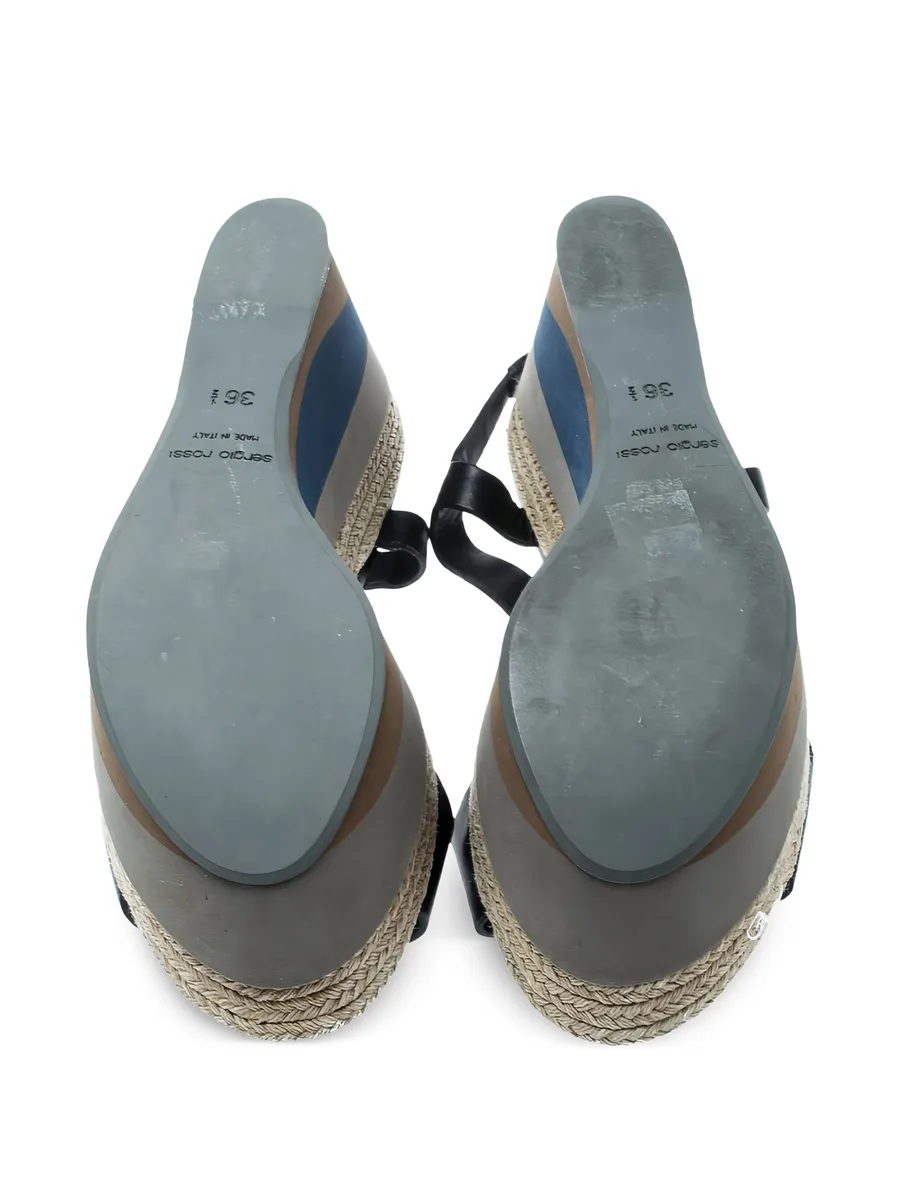 95mm wedged platform sandals 9