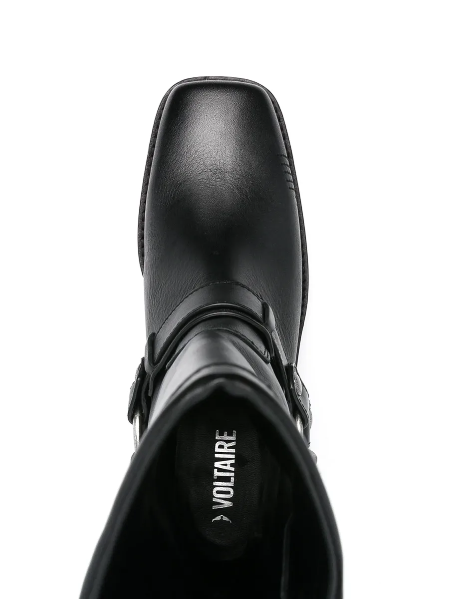 Igata leather biker boots 8