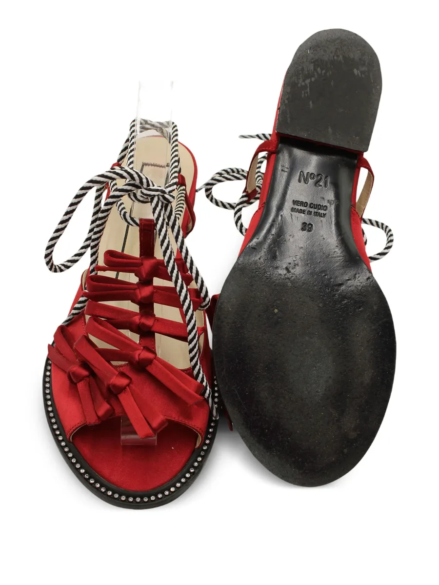 босоножки с завязками на щиколотке 10