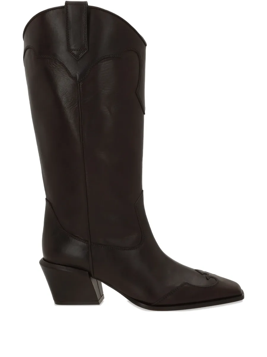 50mm Bettina square-toe boots 1
