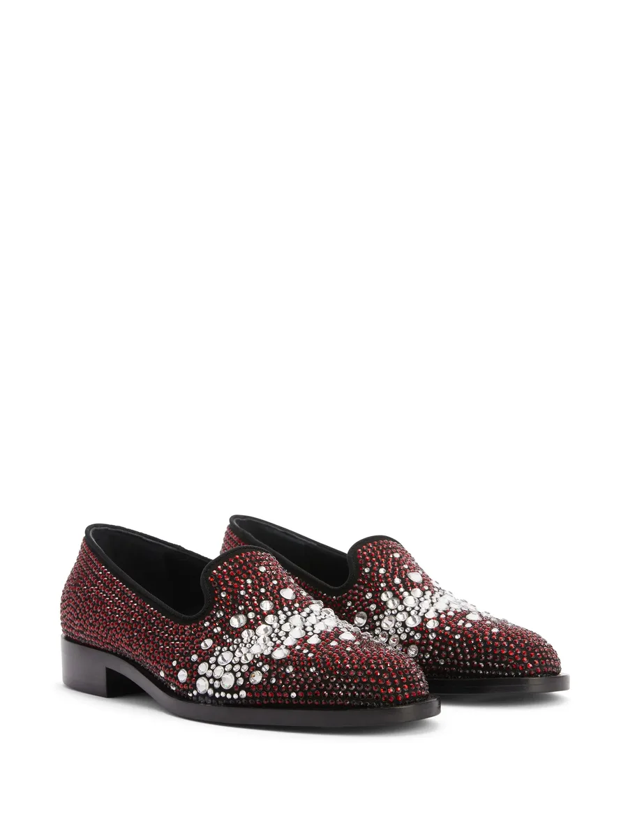 Matildha crystal-embellished loafers 4