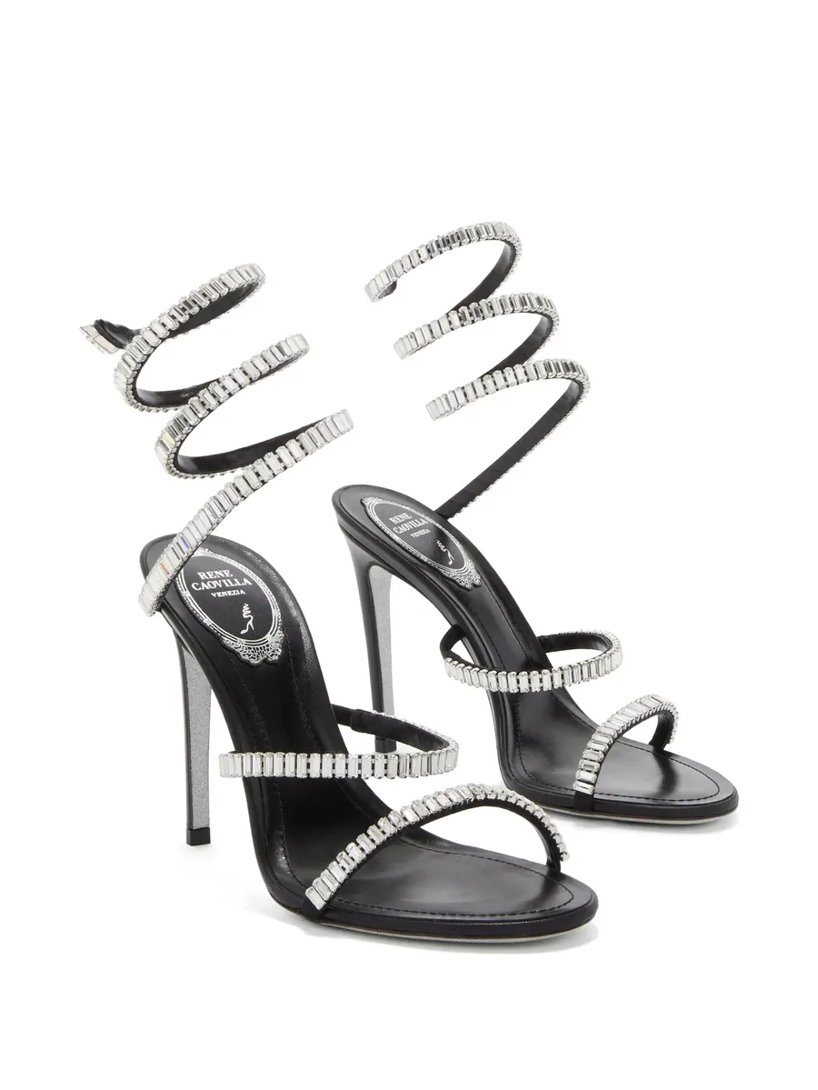 Cleo crystal-embellished sandals 4