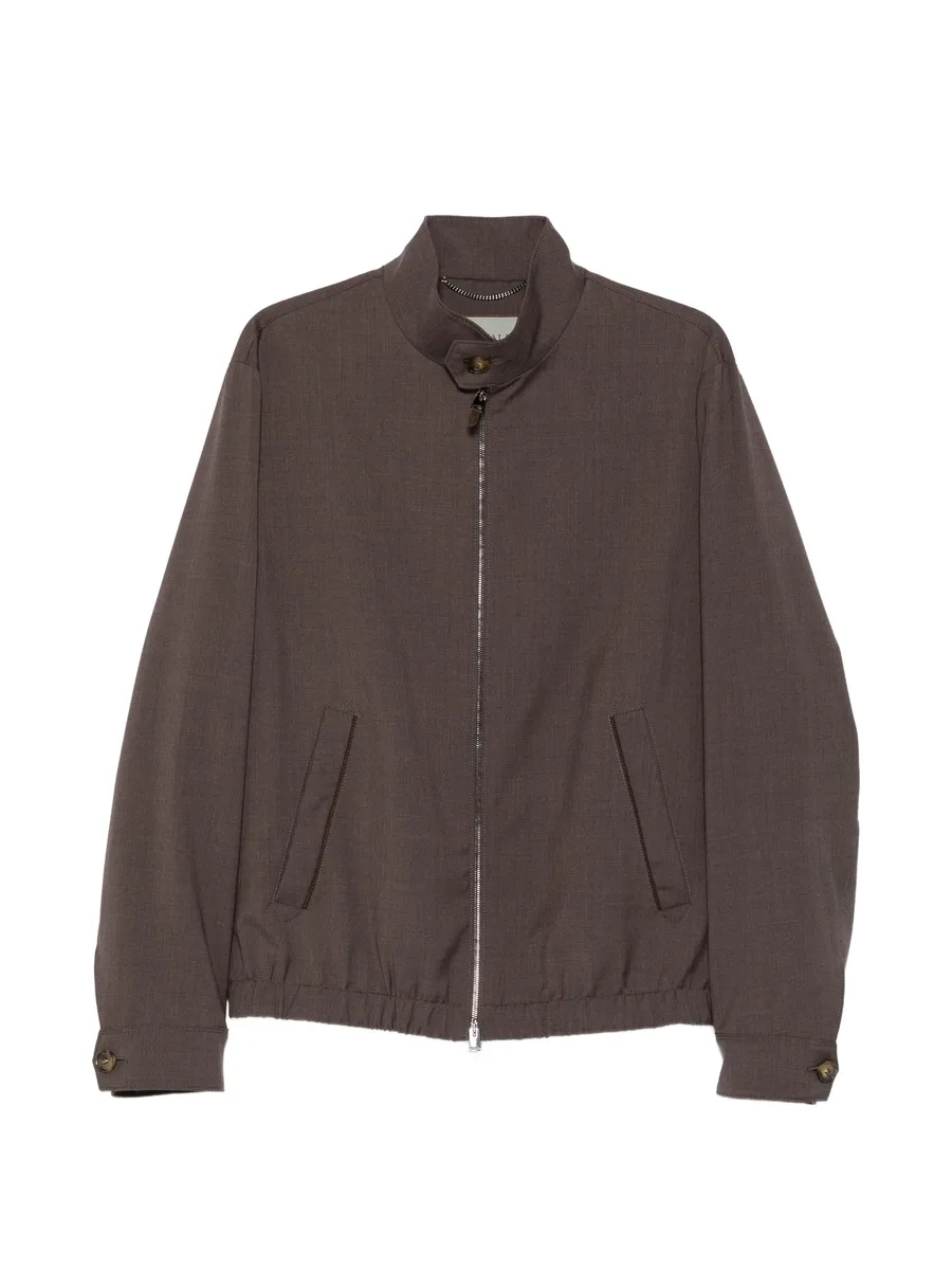 zip-fastening long-sleeve  jacket 1