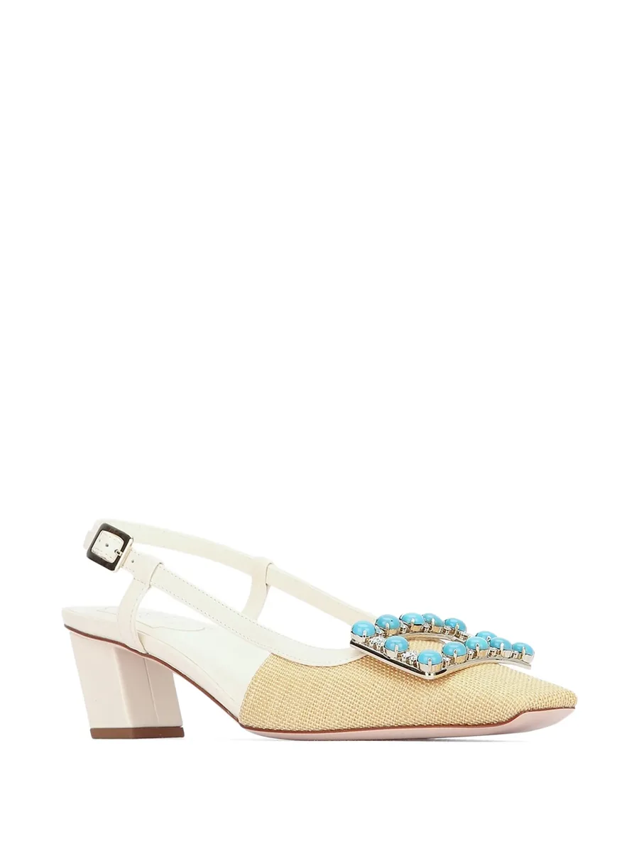 stone-embellished slingback pumps 3