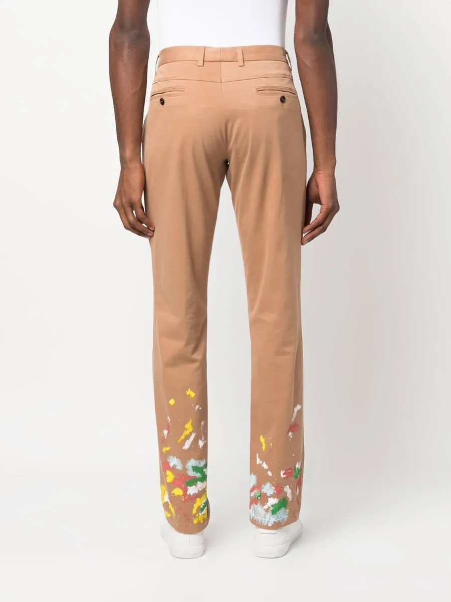 paint-splatter effect chinos 8